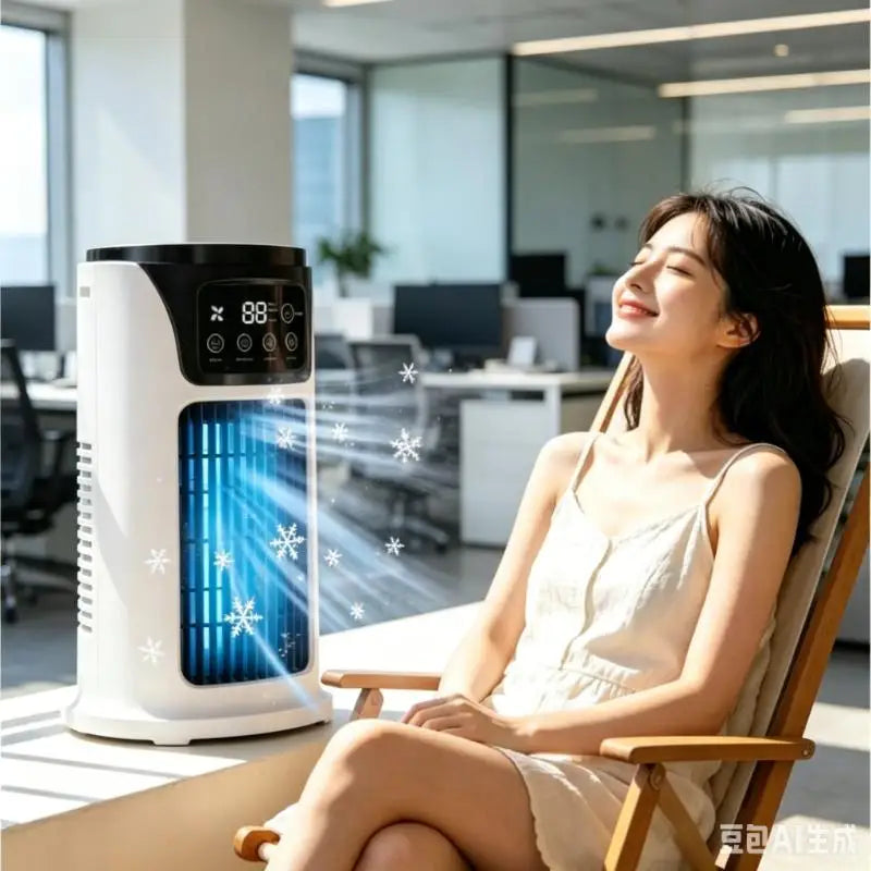 Portable Evaporative Air Cooler Humidifier Fan 6 Speed USB 300ml