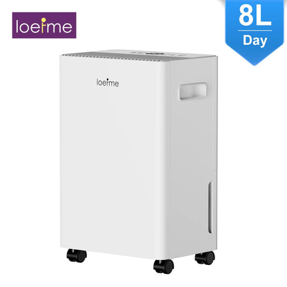 Dehumidifier 8L 10L 12L 16L/Day 24H Timer Electric Automatic Defrosting Home Bedroom 1.5L 2.0L Water Tank Wheels Pipes