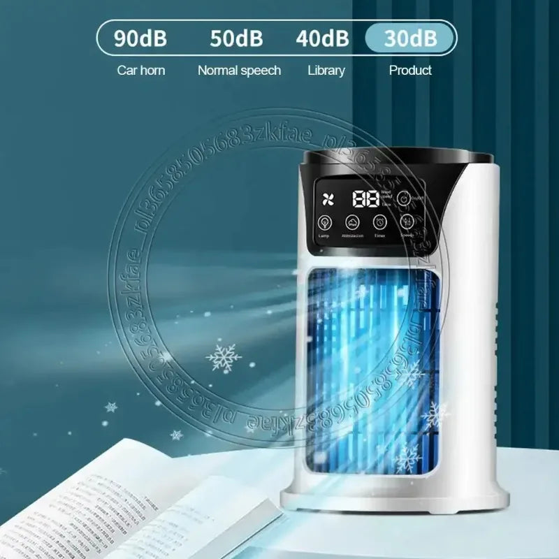 Portable Evaporative Air Cooler Humidifier Fan 6 Speed USB 300ml