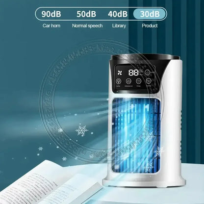 Portable Evaporative Air Cooler Humidifier Fan 6 Speed USB 300ml