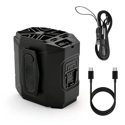 10000mAh Waist Fan 5-Speed Lightweight 40H Outdoor Hands-Free Cooling