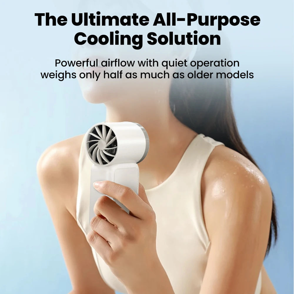500mAh USB Rechargeable Mini Fan 5-Speed Portable Desktop