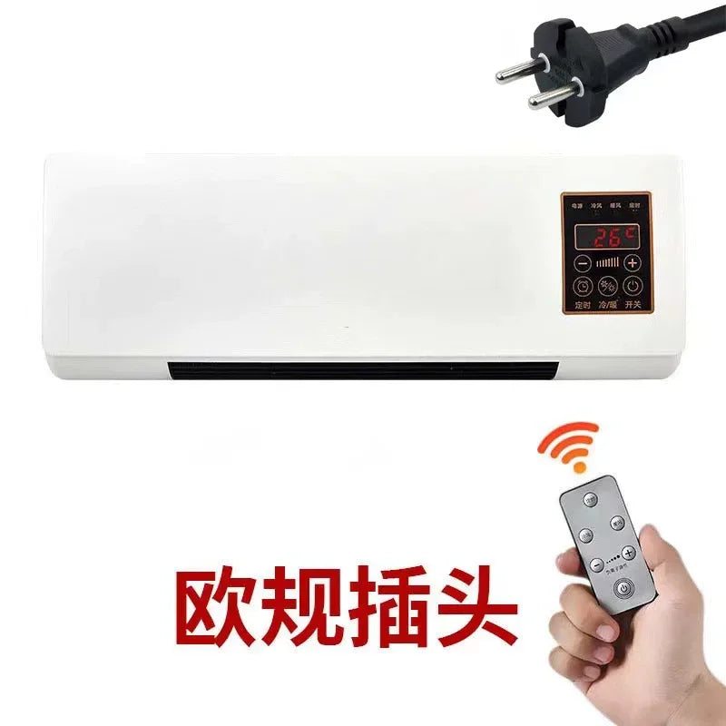 Wall Mounted Heater Cooler 1800W Remote Control Touch Screen 16-40°C