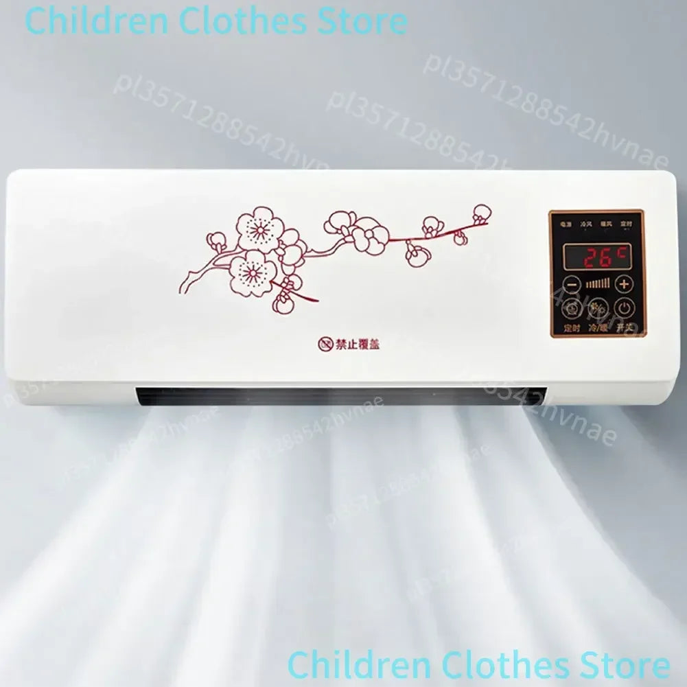 Wall Mounted Heater Cooler 1800W Remote Control Touch Screen 16-40°C
