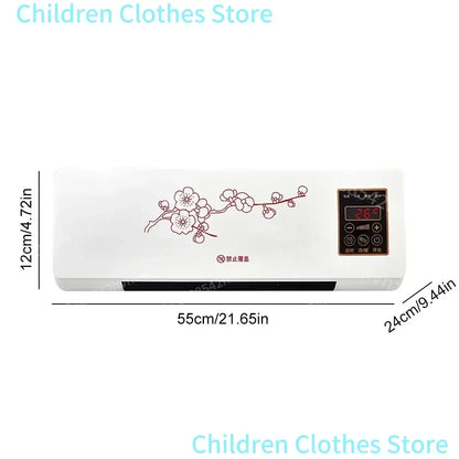 Wall Mounted Heater Cooler 1800W Remote Control Touch Screen 16-40°C