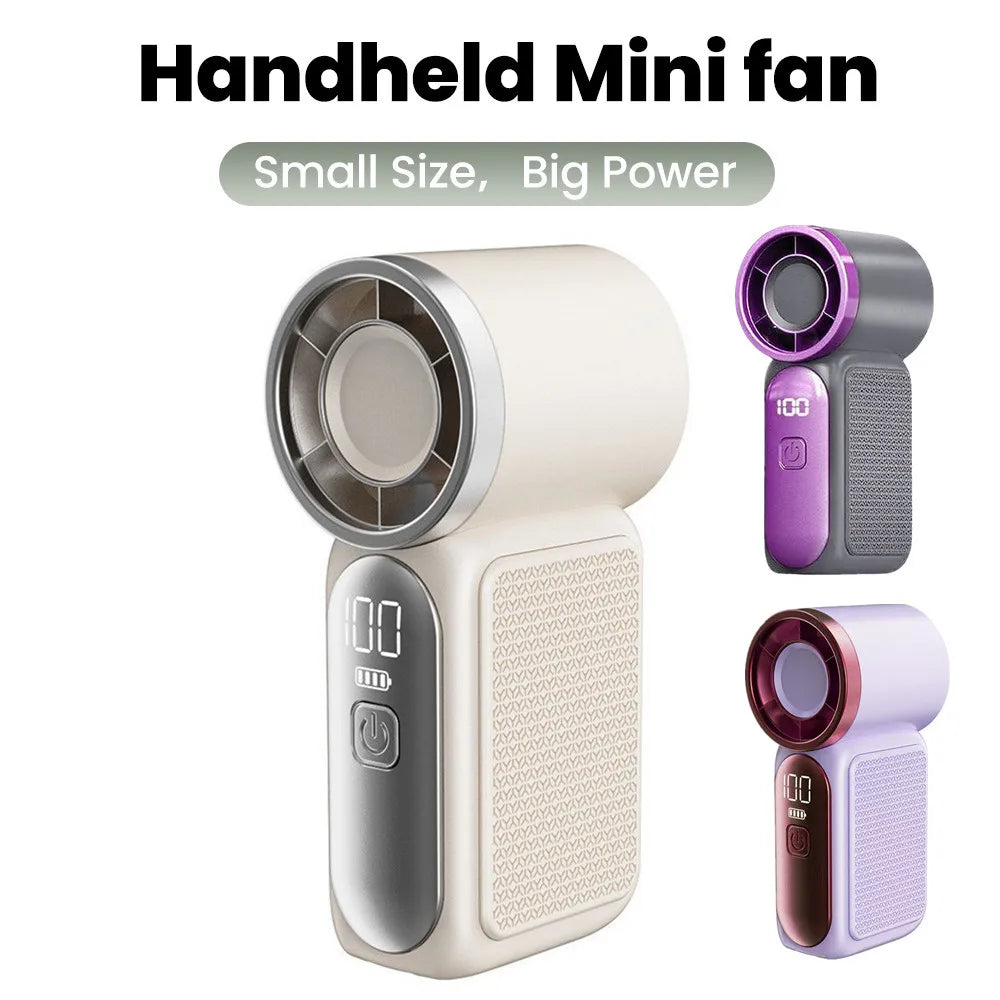 500mAh USB Rechargeable Mini Fan 5-Speed Portable Desktop