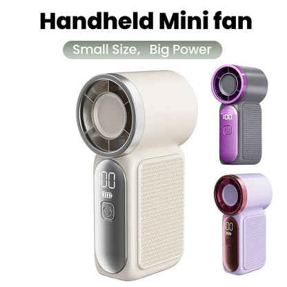 500mAh USB Rechargeable Mini Fan 5-Speed Portable Desktop