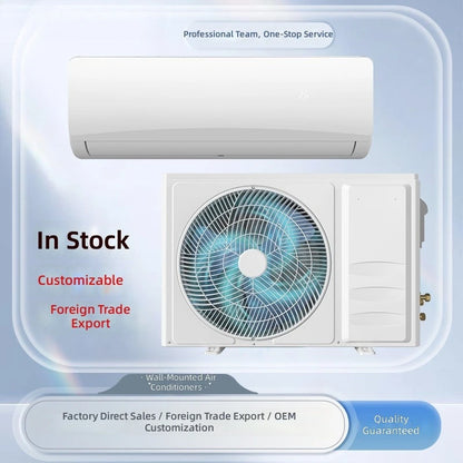 24000 BTU Inverter Split Air Conditioner Cooling Heating R410A Full Copper Pipe Energy Efficient Wall Mount AC 30-55 m²