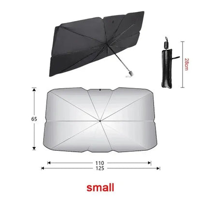 Folding Car Windshield Sun Shade Umbrella