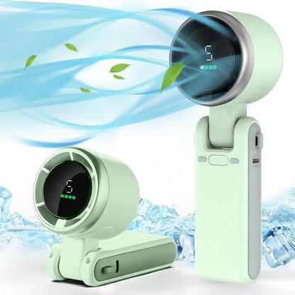 3-In-1 Fan 5-Speed 3600mAh Rechargeable USB Travel Mini Fan
