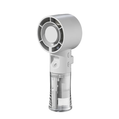 Portable Mini Handheld Water Mist Fan 4-Speed Rechargeable USB-C 800mAh