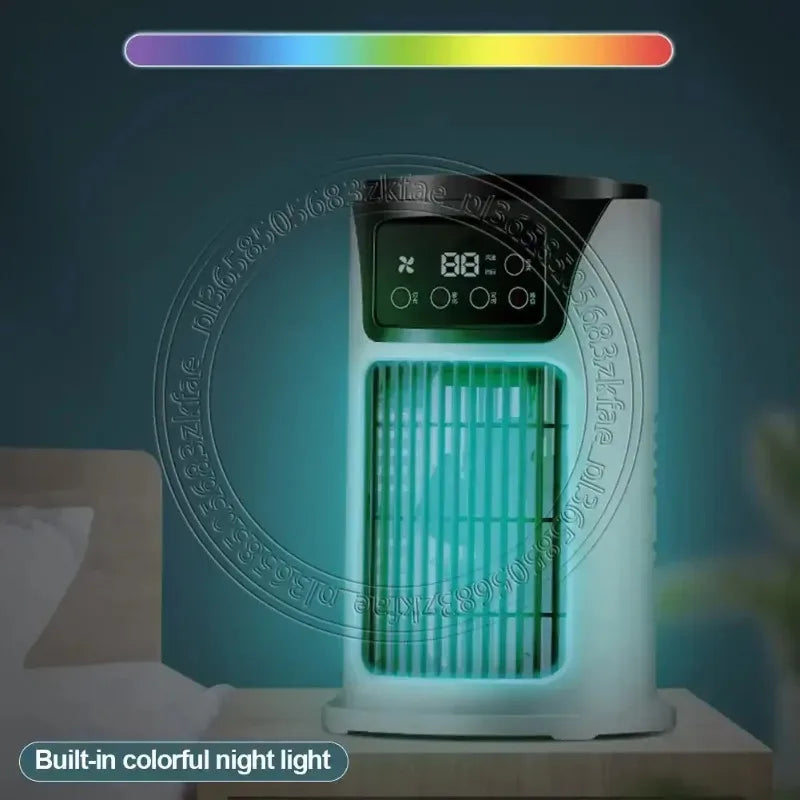 Portable Evaporative Air Cooler Humidifier Fan 6 Speed USB 300ml