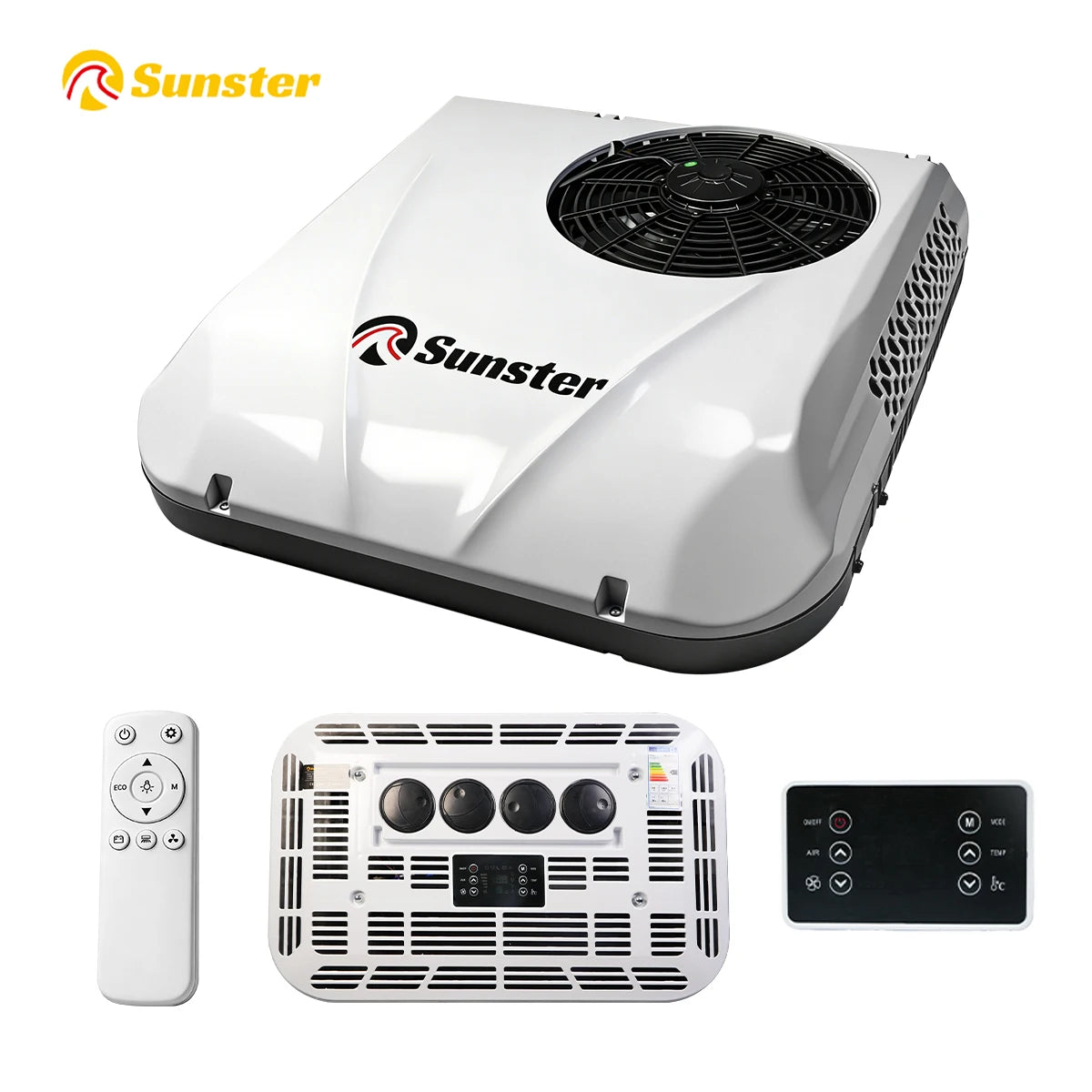 12V/24V Rooftop Air Conditioner For RV Truck Van Trailer Motorhome