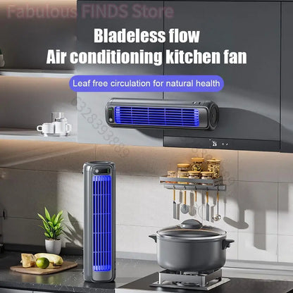 Portable Air Conditioner Fan 3 Speeds 2000mAh Rechargeable Quiet Cooling Desk