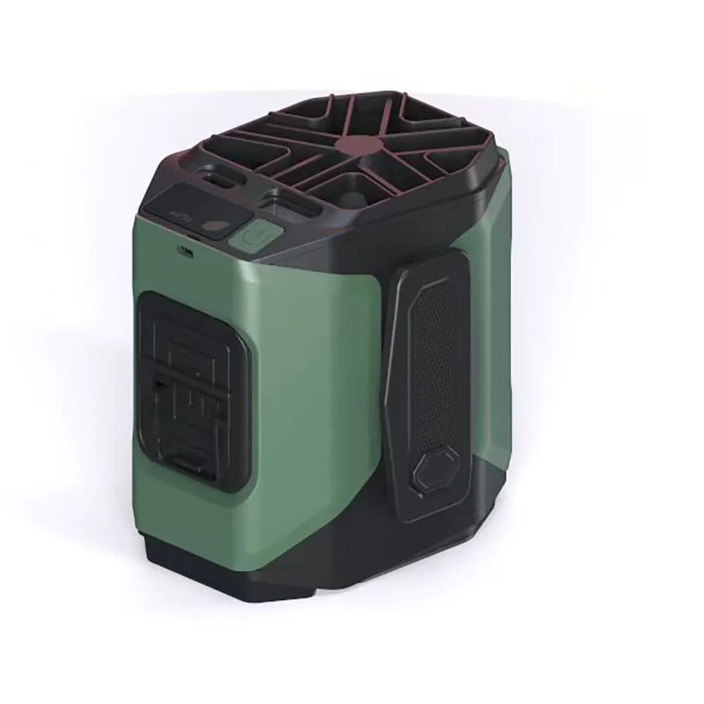 10000mAh Waist Fan 5-Speed Lightweight 40H Outdoor Hands-Free Cooling