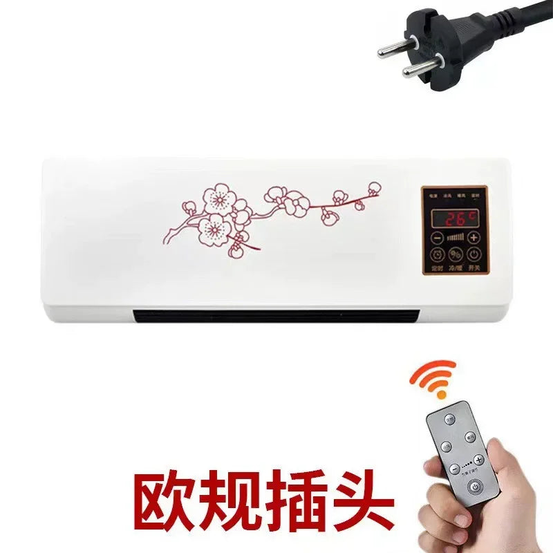 Wall Mounted Heater Cooler 1800W Remote Control Touch Screen 16-40°C