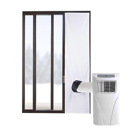 AC Window Vent Seal Kit 2m 3m Mobile Air Conditioning Sealing Cloth White