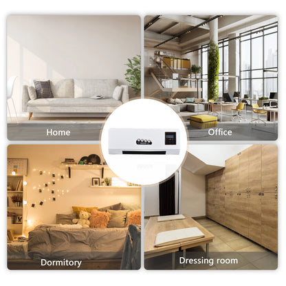Wall Mounted Heater Fan Combo 1800W 2-in-1 6-Hour Timer Remote