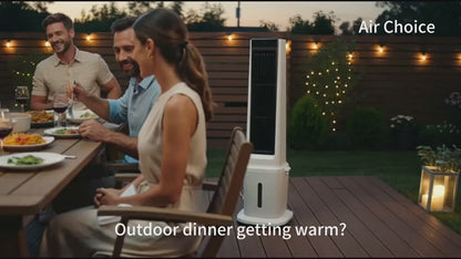 Rellytech Portable Swamp Cooler 3-Speed 3L Evaporative Air Conditioner