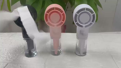 Portable Mini Handheld Water Mist Fan 4-Speed Rechargeable USB-C 800mAh