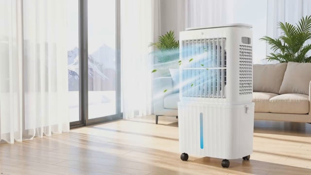 FODFINU Portable Swamp Cooler 3-Speed 3.5-Gallon Evaporative Air Conditioner
