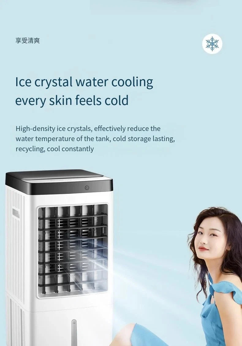 10L Portable Air Cooler Fan with Remote Control